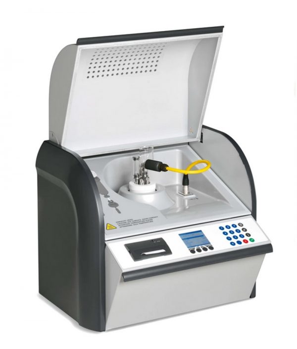 Medidor del factor de disipación y ohmímetro para aceite aislante Modelo DTL C